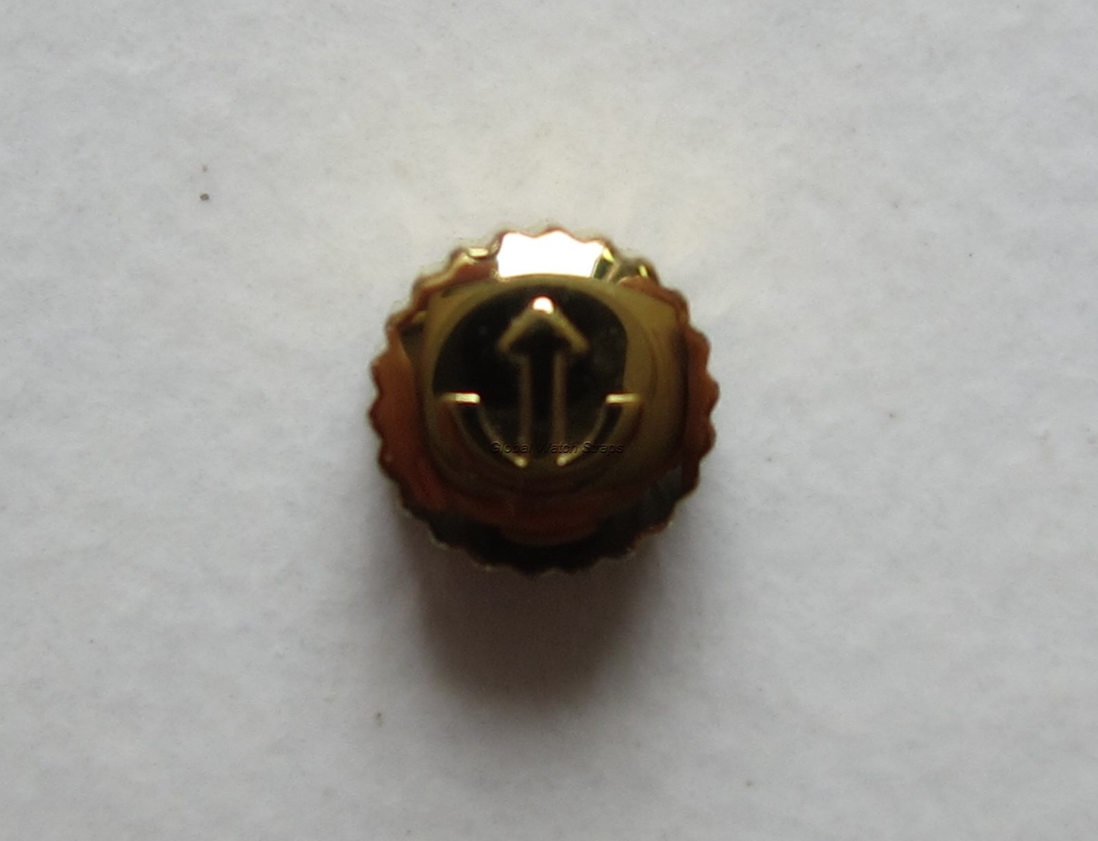 Rado N.O.S. yellow-plated watch crown diameter 3.6 stem thread 0.9 mm