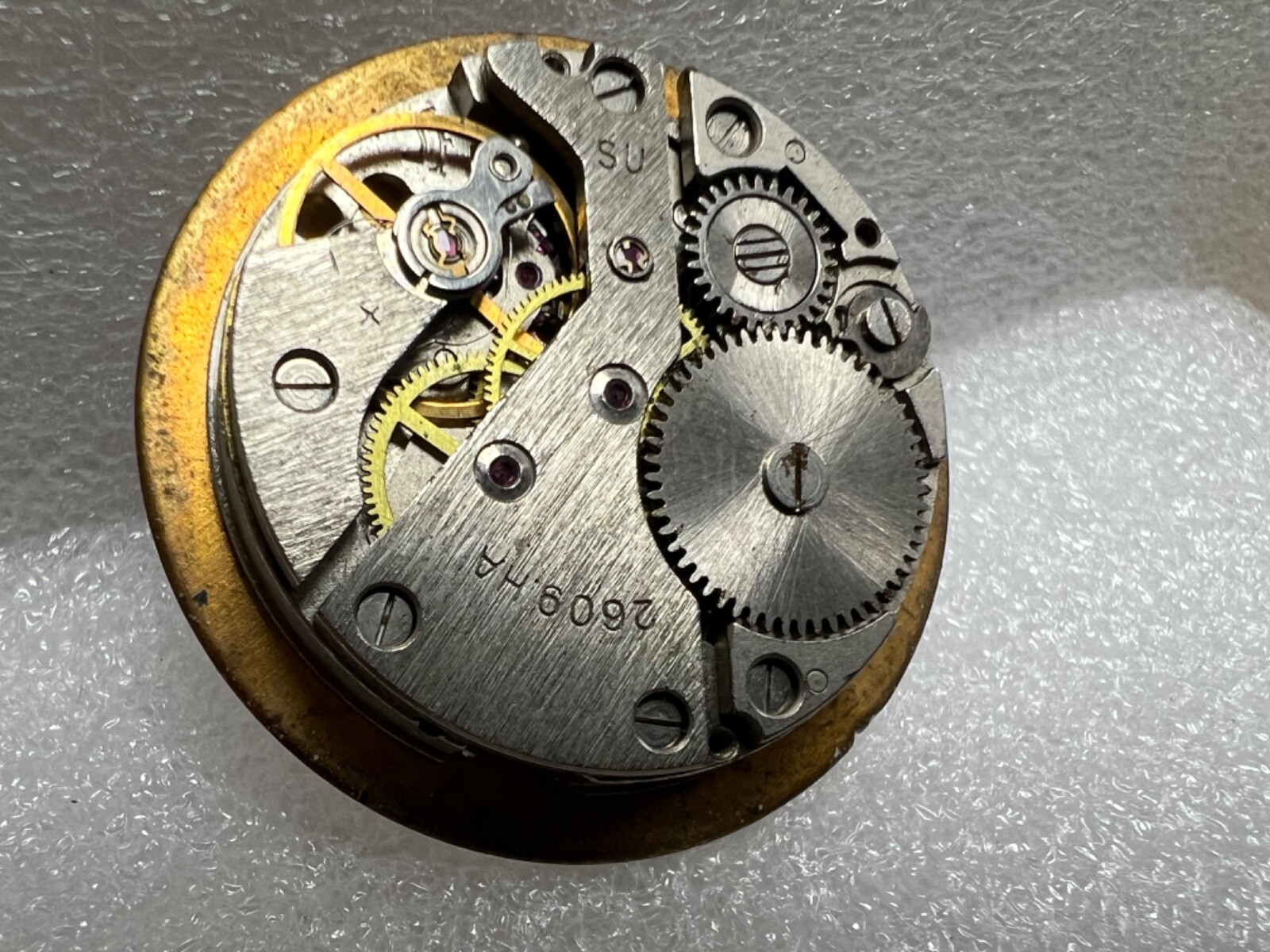 Watch movement USSR Raketa Cal.2609.НА plus Dial.For parts.