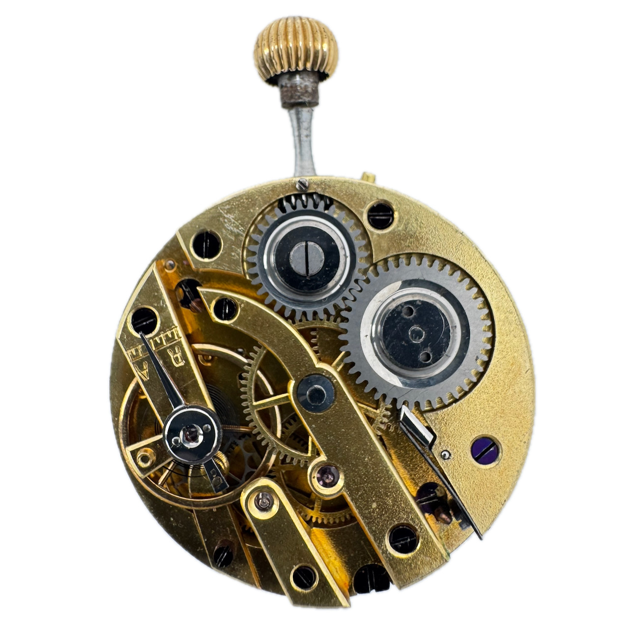 Antique 28.5mm Unbranded High Grade Cylinder Escapement Pocket Watch Movement