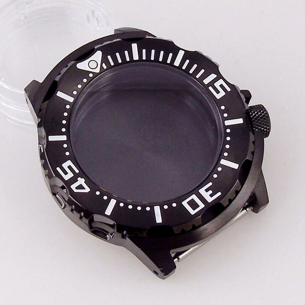 42mm Tandorio 200M Monster Watch Case Fit NH35A NH36A Sapphire Grass 3.8 o’clock