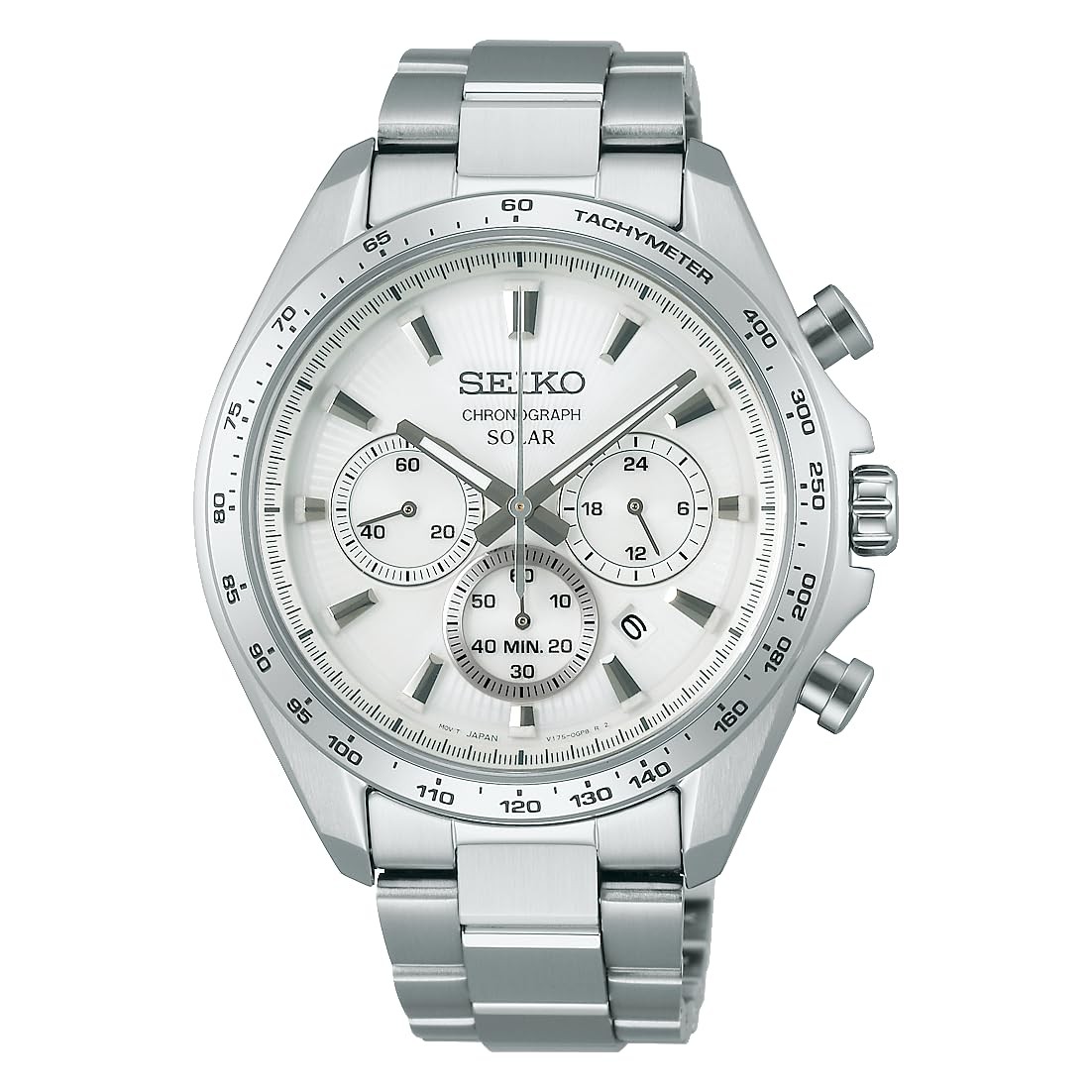 SEIKO SELECTION SBPY179 Men’s Solar Chronograph Watch