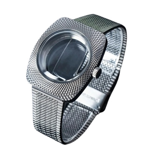 Double Domed Watch Case 36.5x41mm Compatible with NH35 NH36 NH70 Watch Movement