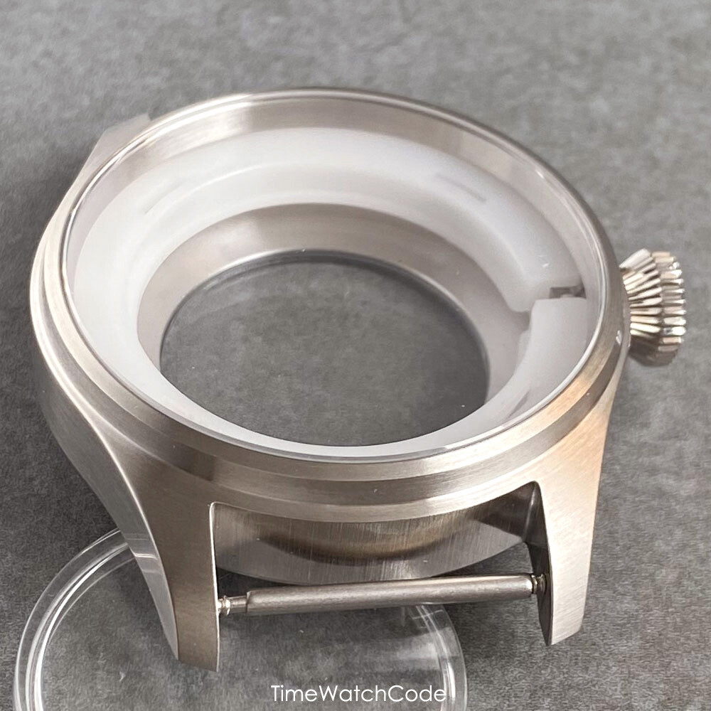 NH35 Pilot Watch Case 43mm for NH36 NH38 PT5000 ETA2824 Sapphire 200M Waterproof