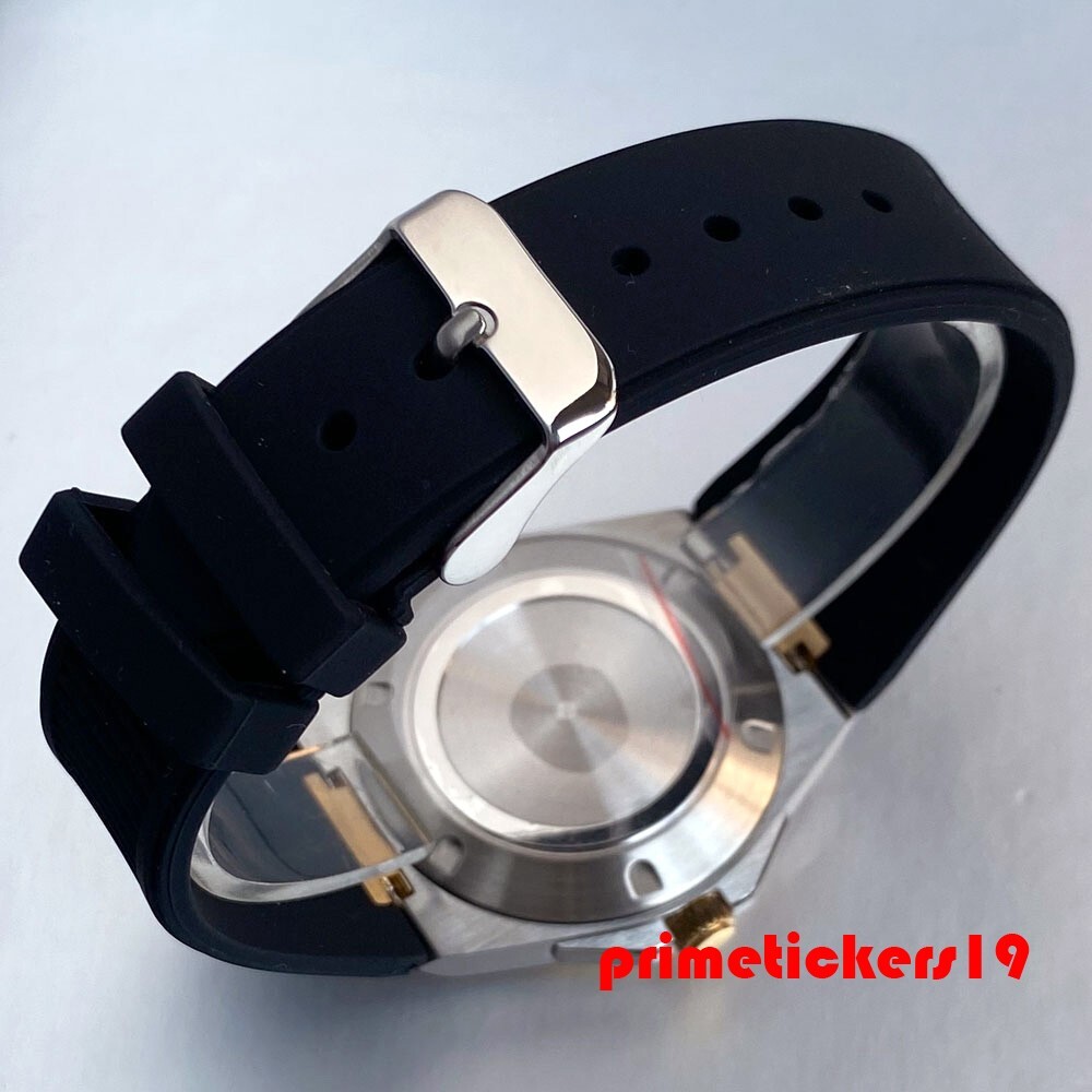 Dive Sapphire Two Tone Watch Case+Band Fit for Engineer Mod Parts NH35 PT5000