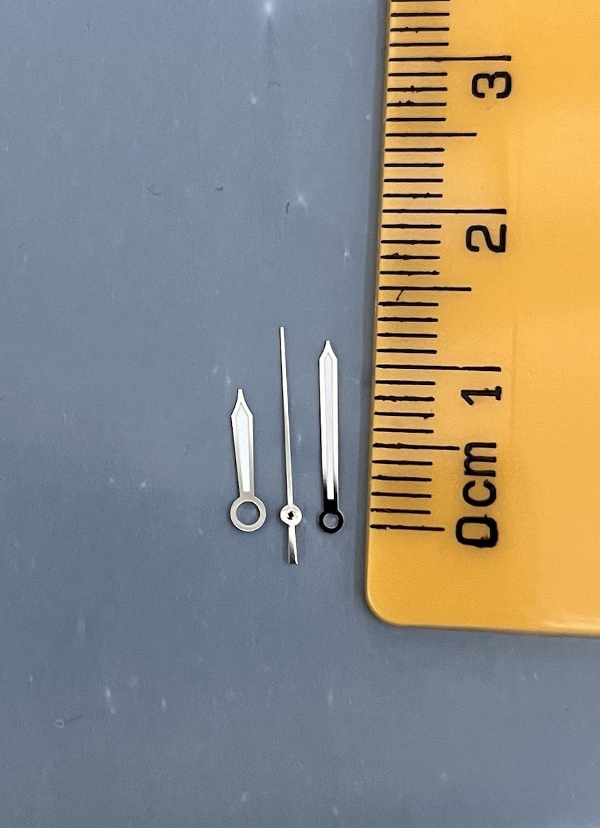 ETA 2824 Silver Watch Mod Hand Set For ETA 2834 2836 2750 952.033 2893 2973 Etc