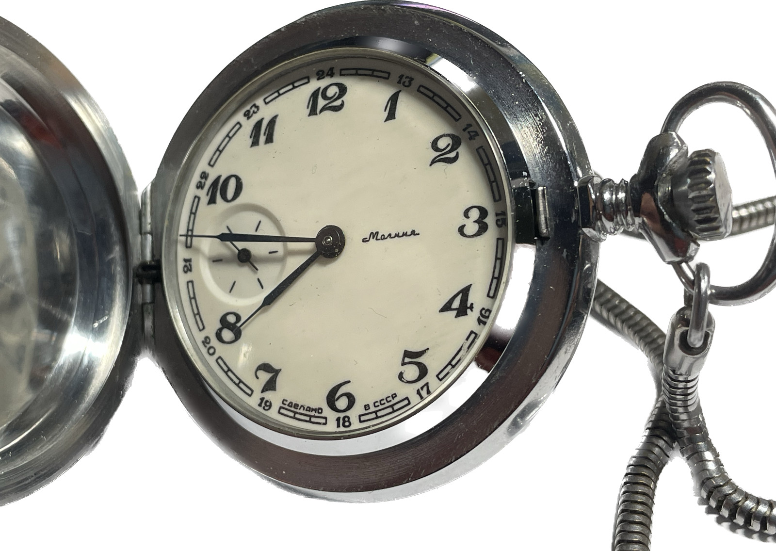 MOLNIJA Original pocket watch 18 jewerly pocket watch 3602 mech
