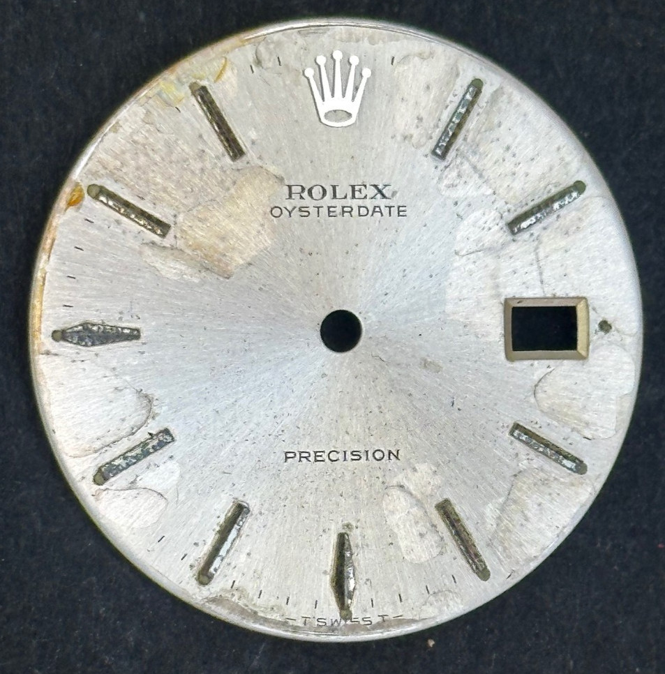Vintage Rolex Oysterdate Precision Watch Dial For 6694