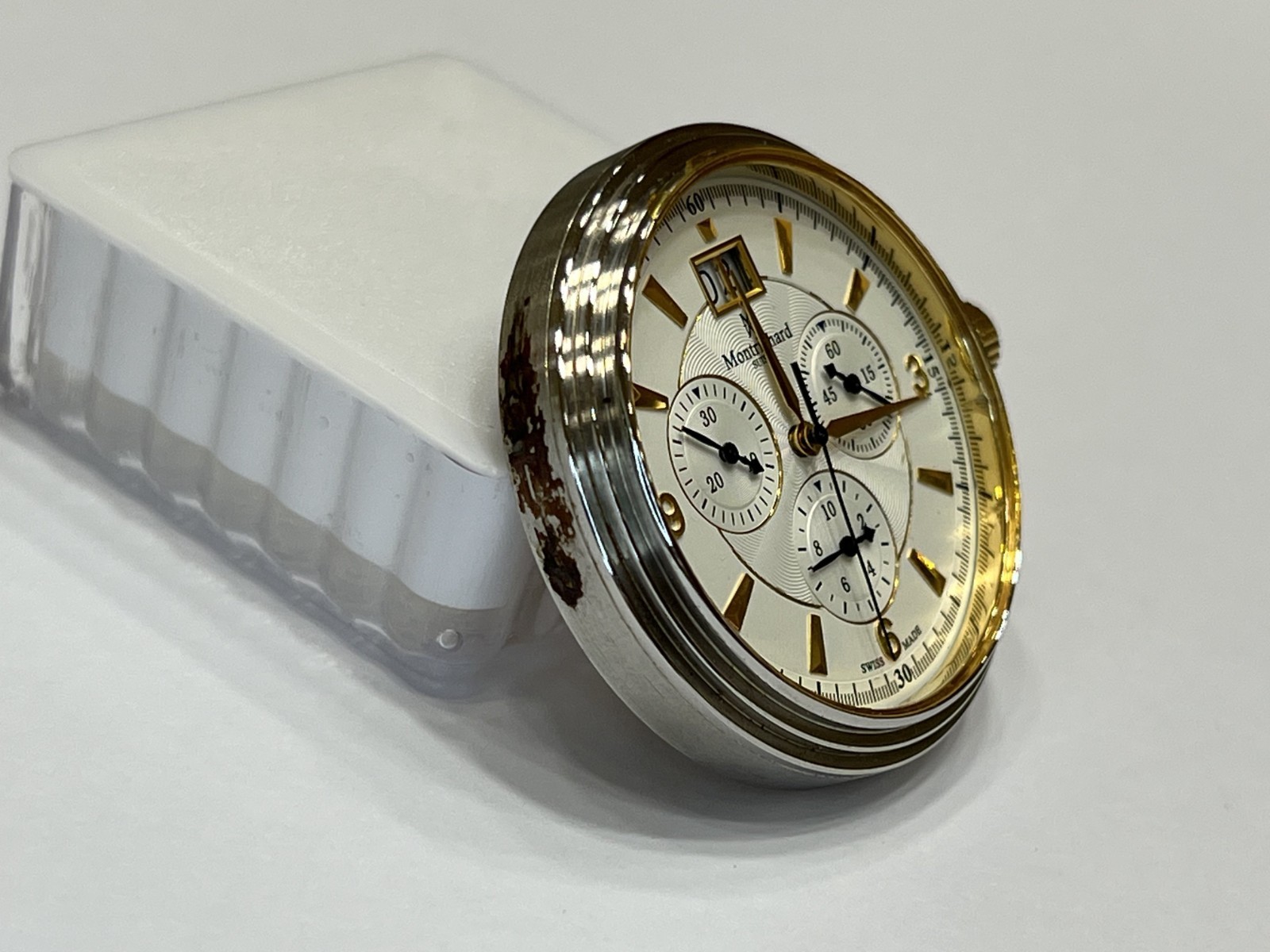 Movement & Dial Mont Richard Suisse Chronograph Quartz Ronda 5040.B Swiss Made