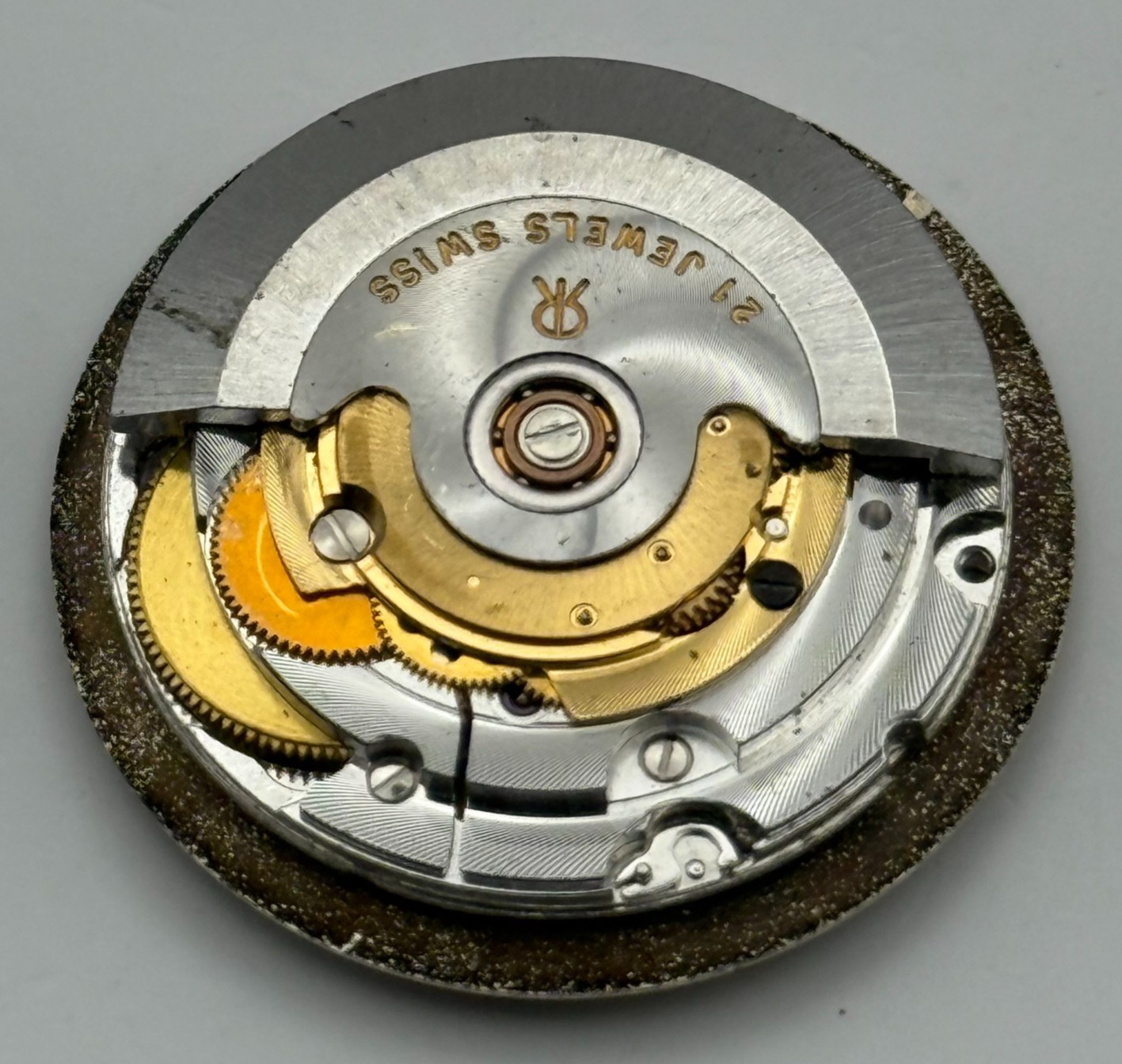 MSR S76-28 Watch Movement Garrard Date Automatic Vintage Parts Repair 25.8mm