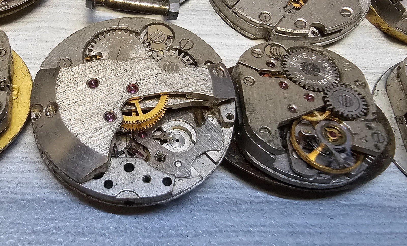 Soviet Vintage Movement Slava Zaria Chaika USSR Mechanisms Watch parts Steampunk
