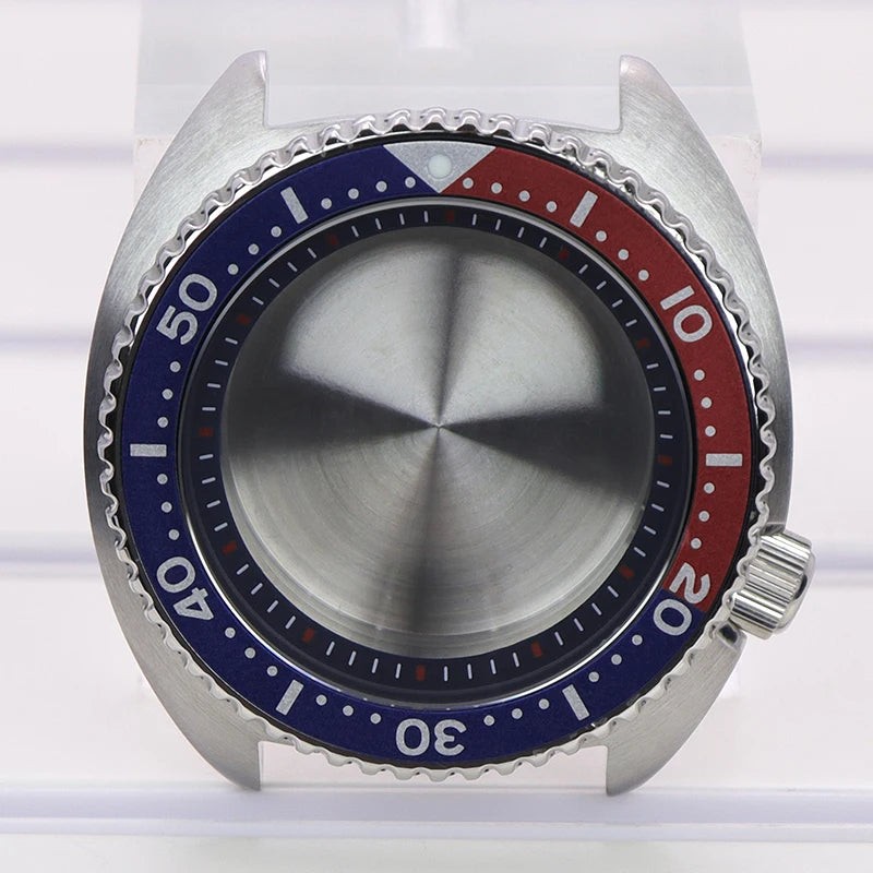 45mm Men’s Watch Case With Chapter Ring For Mod Abalone NH35 NH36 NH34/38 4R36