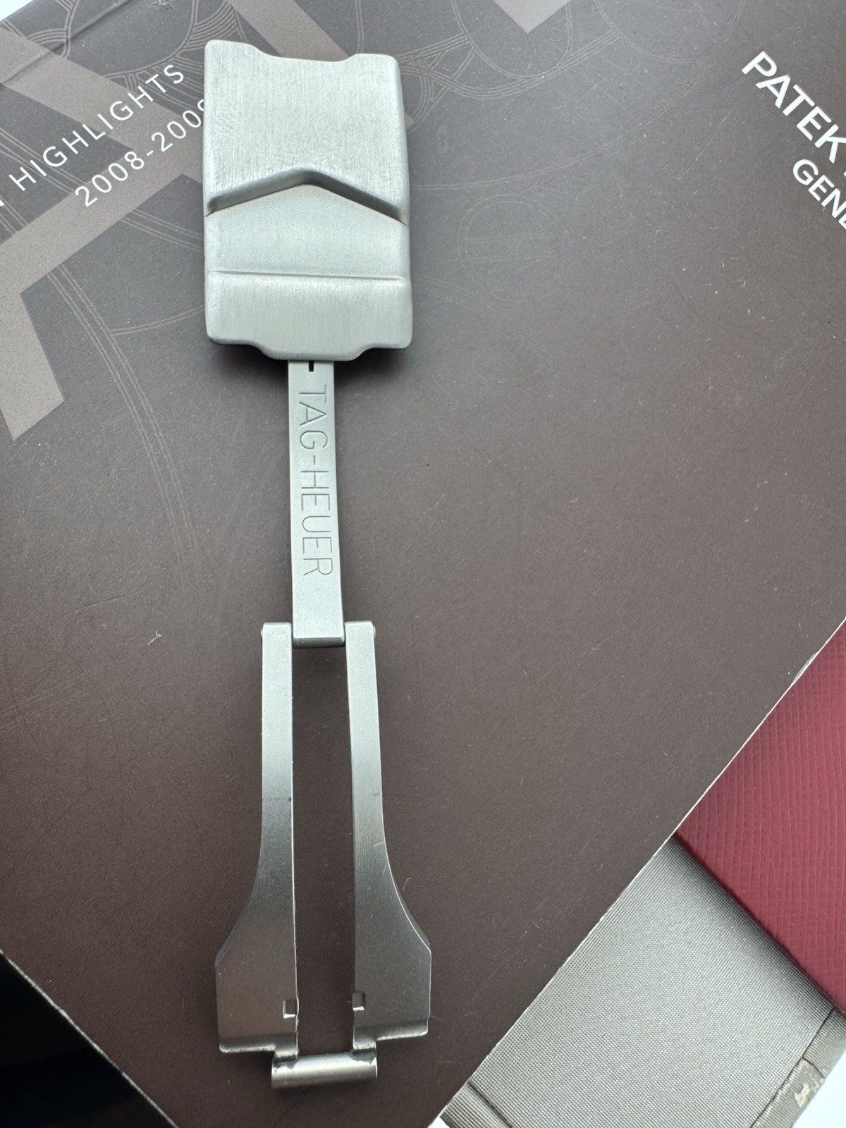 TAG Heuer Watch Folding Buckle 18 mm Stainless Steel Incomplete AUTHENTIC