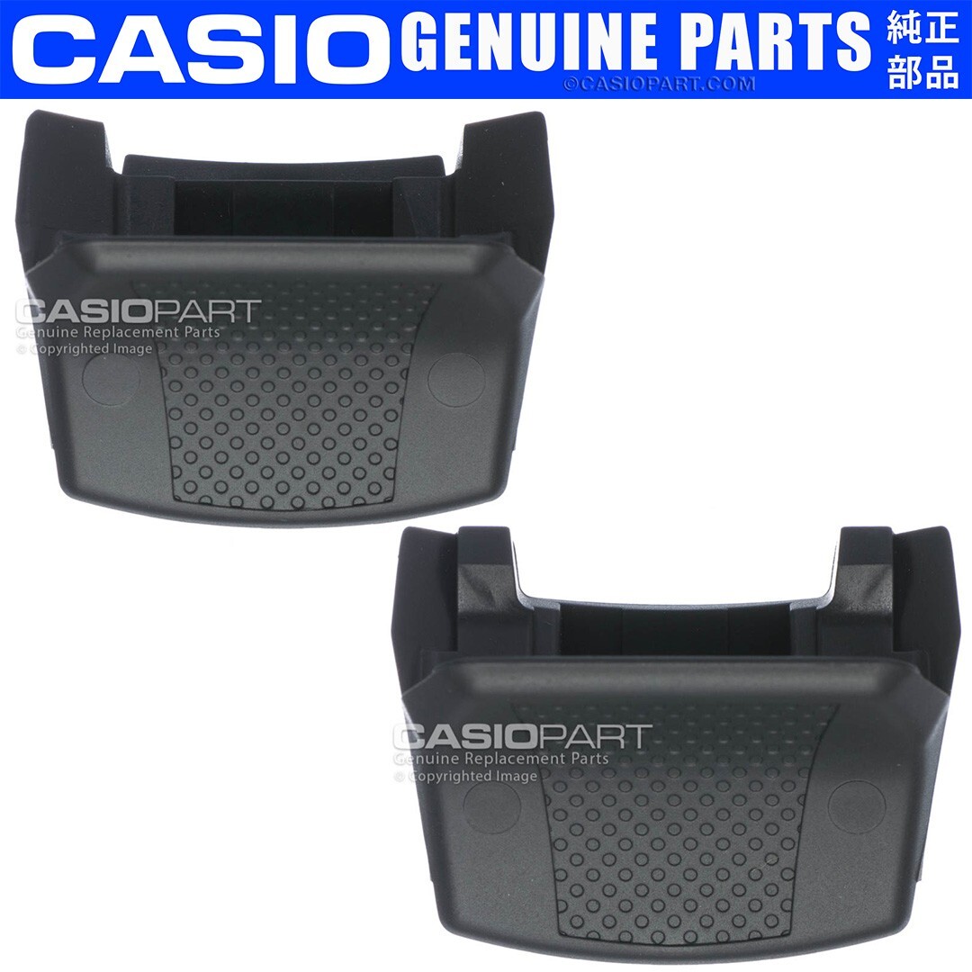 2PCS RARE CASIO Band Cover End Piece for PAG-80-1V PAG-80L-3V PAW-1100-1V 12H 6H
