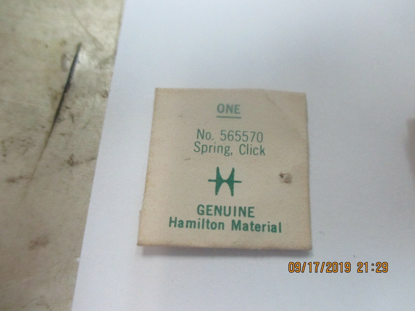 Hamilton 565570 CLICK SPRING – NOS