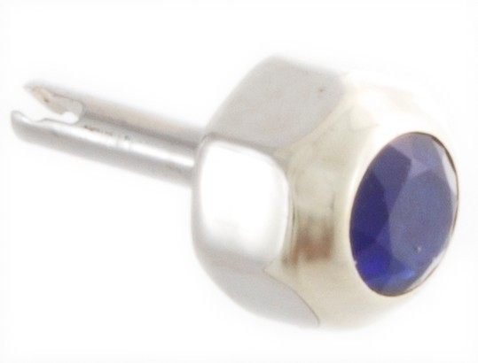 Genuine Cartier Santos Square and Octagon Sapphire Crown Original Parts 5MM