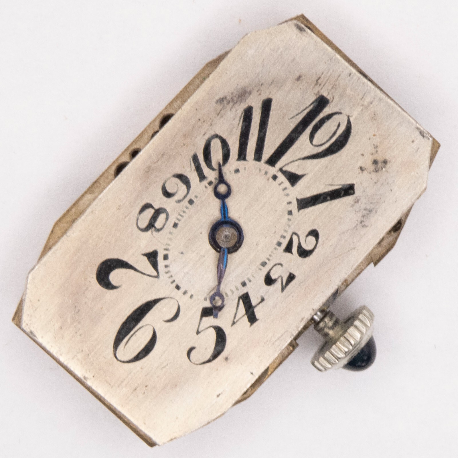 Vintage Aara 15.2 x 25 x 4.8 mm 17-Jewel Wristwatch Movement, Exploding Dial