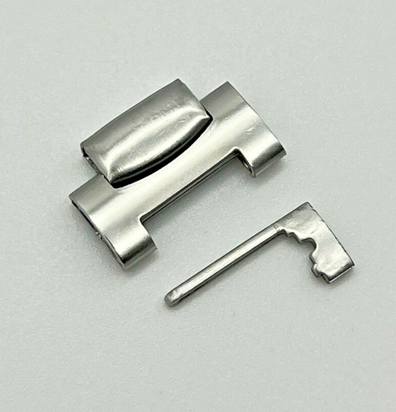 Men’s TIMEX Expedition Silver Tone Stainless Steel Watch Band Link w/ Pin T46861