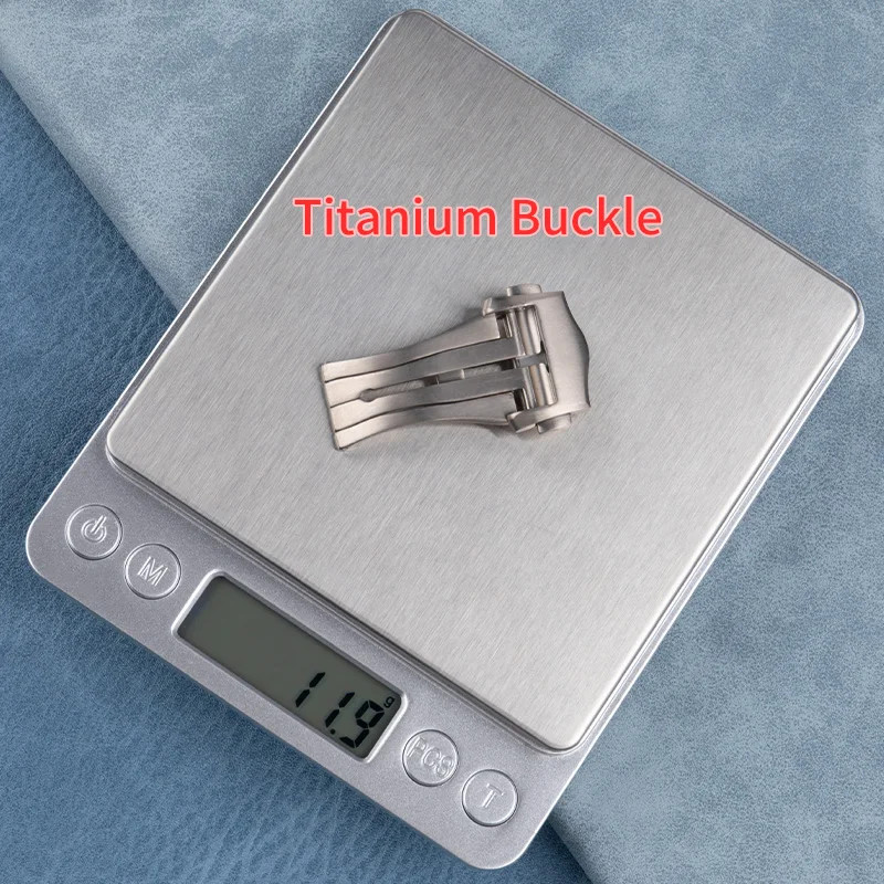 18mm Stainless Steel / Titanium Buckle Clasp For Omega Rubber Watch Strap