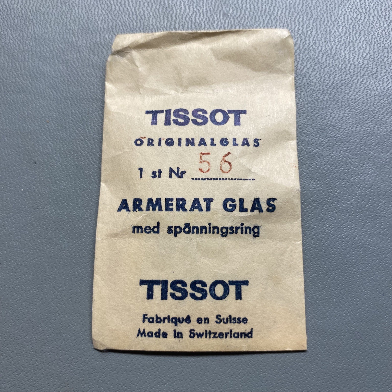 Genuine Vintage Tissot Plexiglass 6713 Cal. 27,1T 6714 Cal. 27,-21T NOS