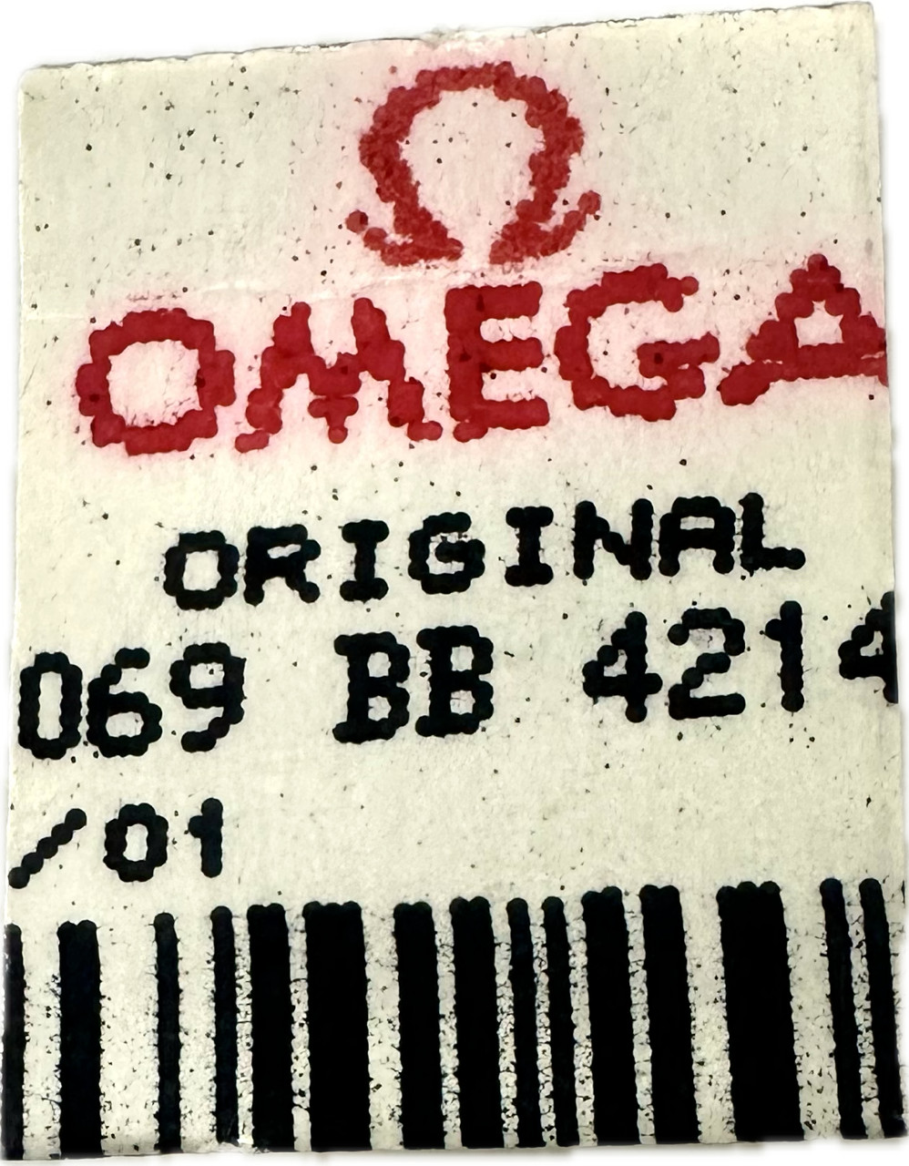 Omega 069BB42141 Crown 18k yellow solid gold New Sealed