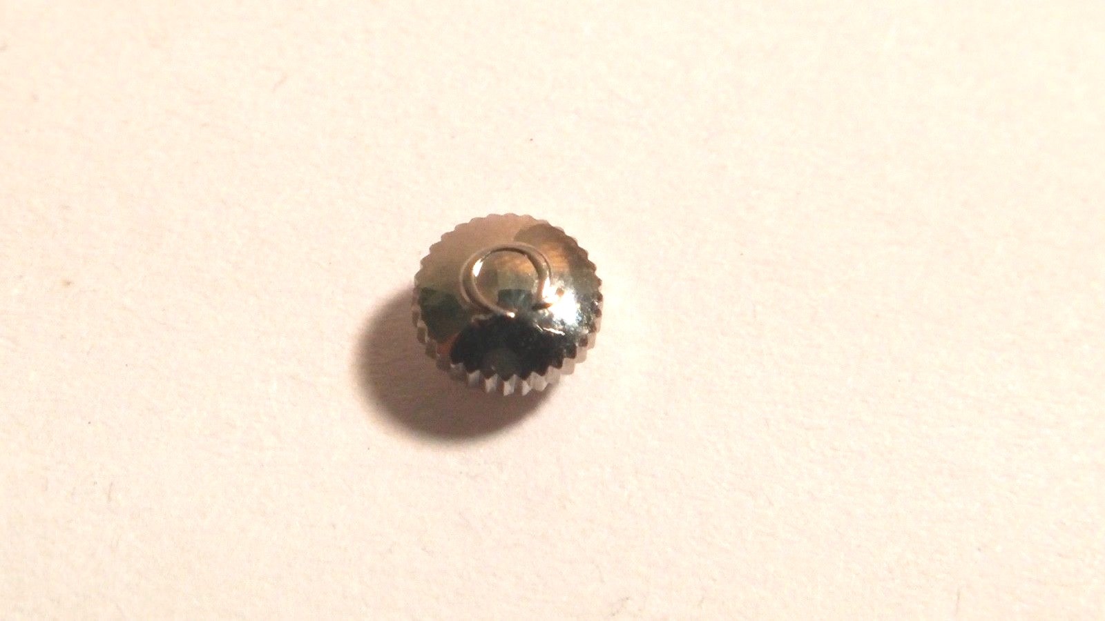 Omega Crown S/S-WHITE 22007, 4.4mm diameter, NEW open