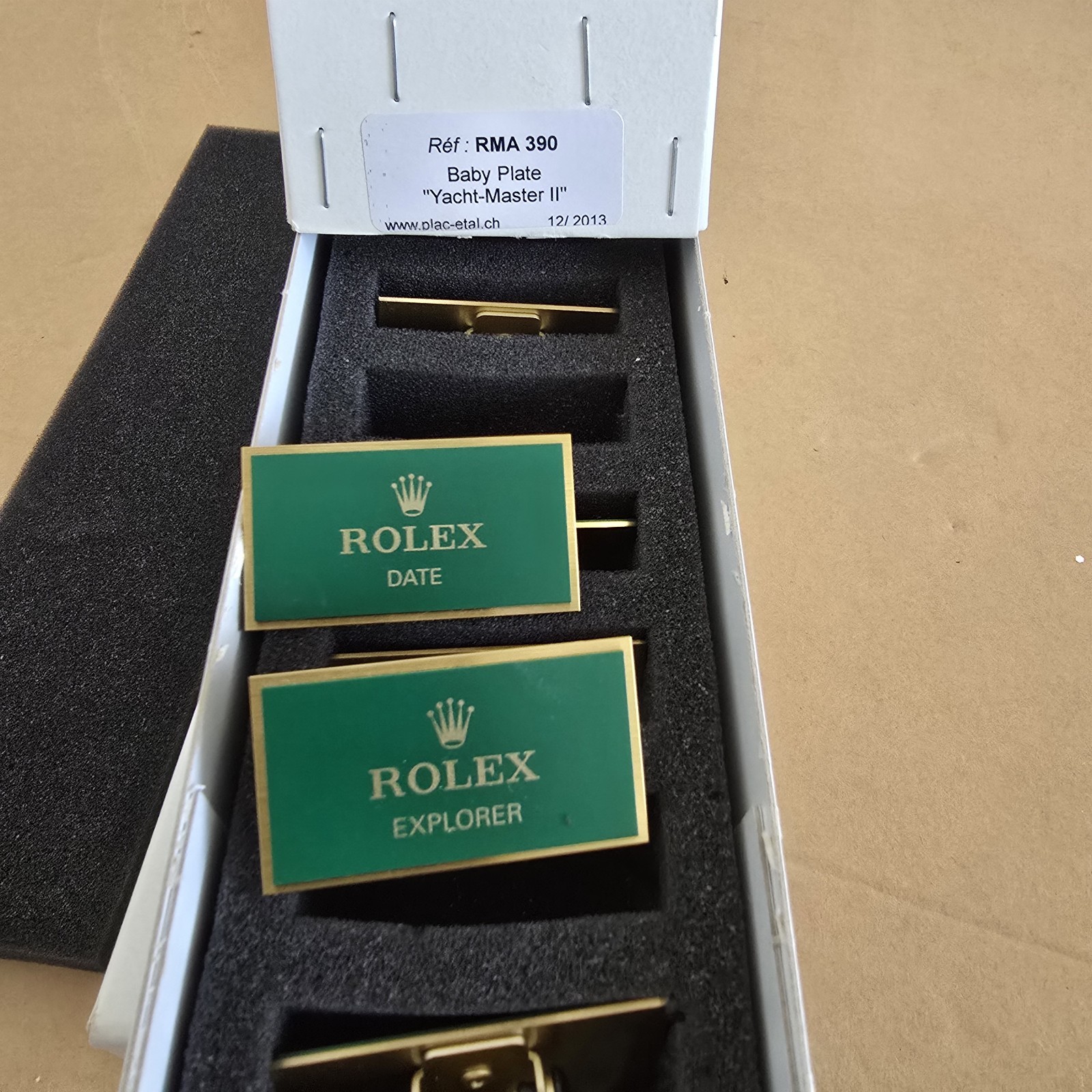 Genuine Rolex Baby label Tags. Authorised Dealer DISPLAY PLAQUE. Each