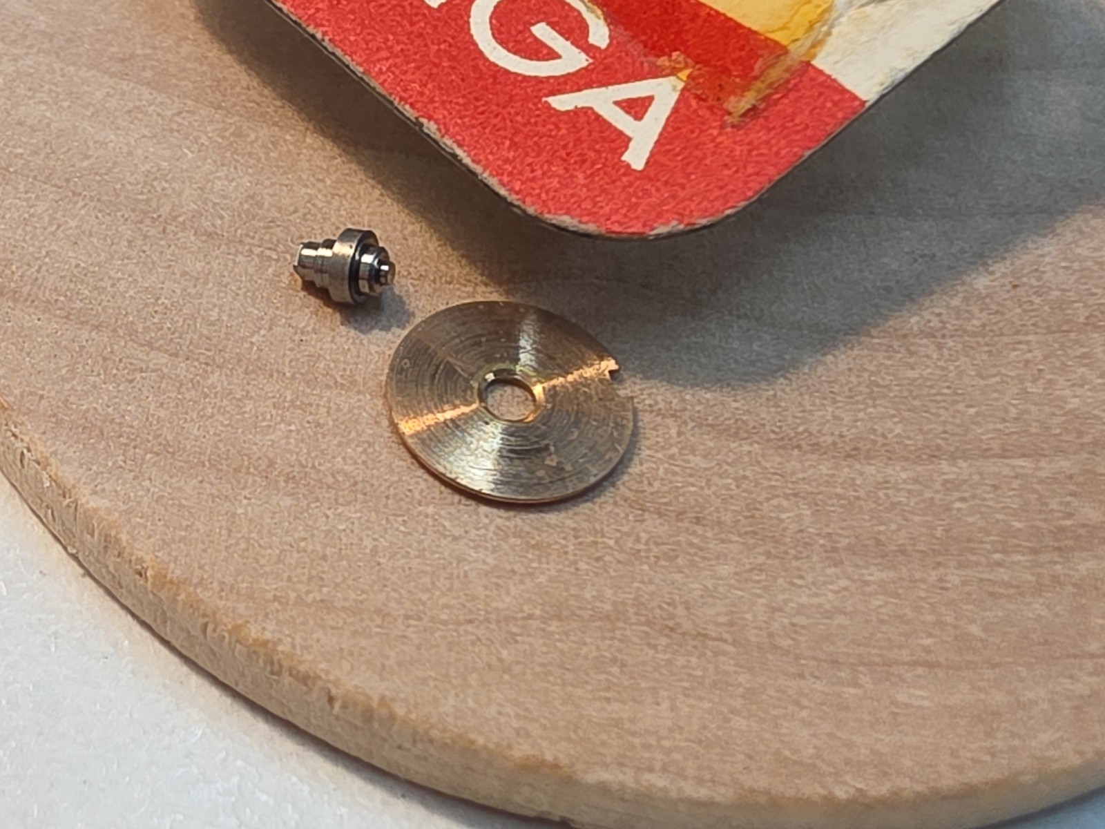NOS Omega 240-244 Barrel Arbor And Cover Parts Spares Repairs