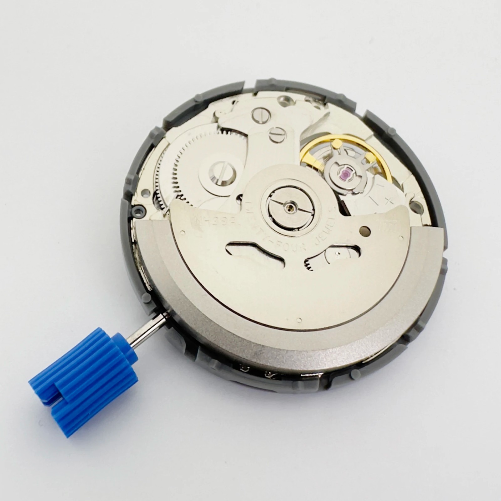 Genuine Seiko NH38 NH38A Automatic Watch Movement 24 Jewel Open Heart w/ Stem