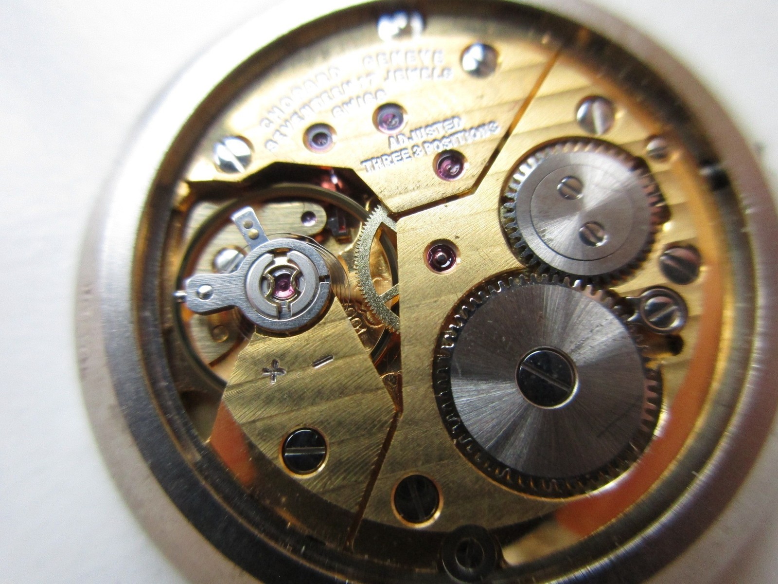 Peseux cal. 7001 – Chopard signed Swiss watch movement – sub seconds – running