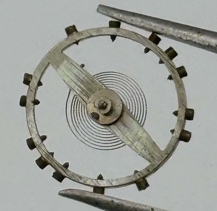 AS 984 Balance Wheel Complete And Spring 10½’’’ Renata 30 M Watch Movement Parts