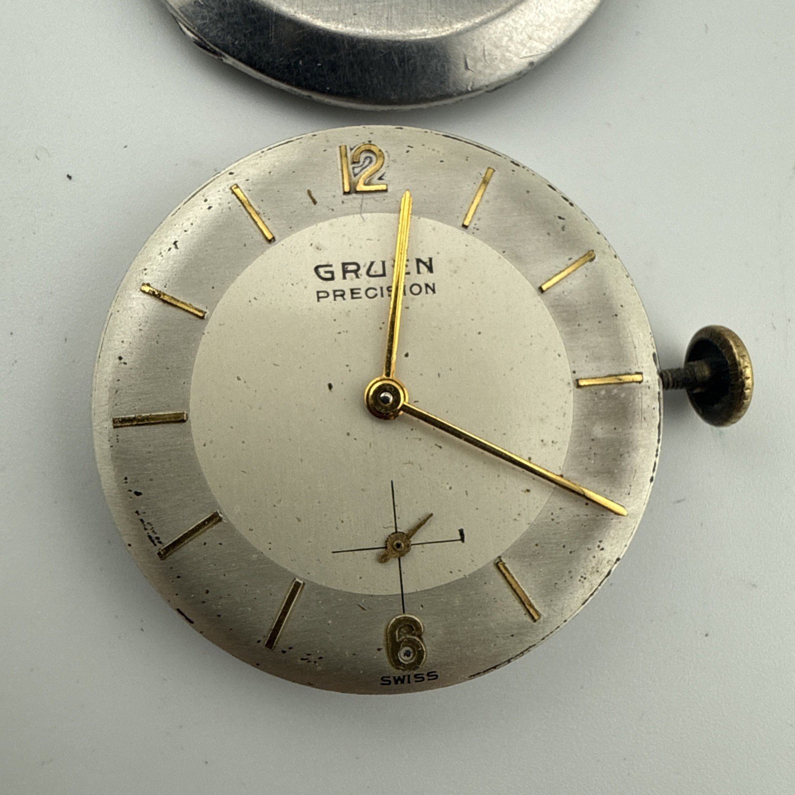 Gruen Vintage Mechanical Men’s Wristwatch Movement 415 Swiss – Good Balance