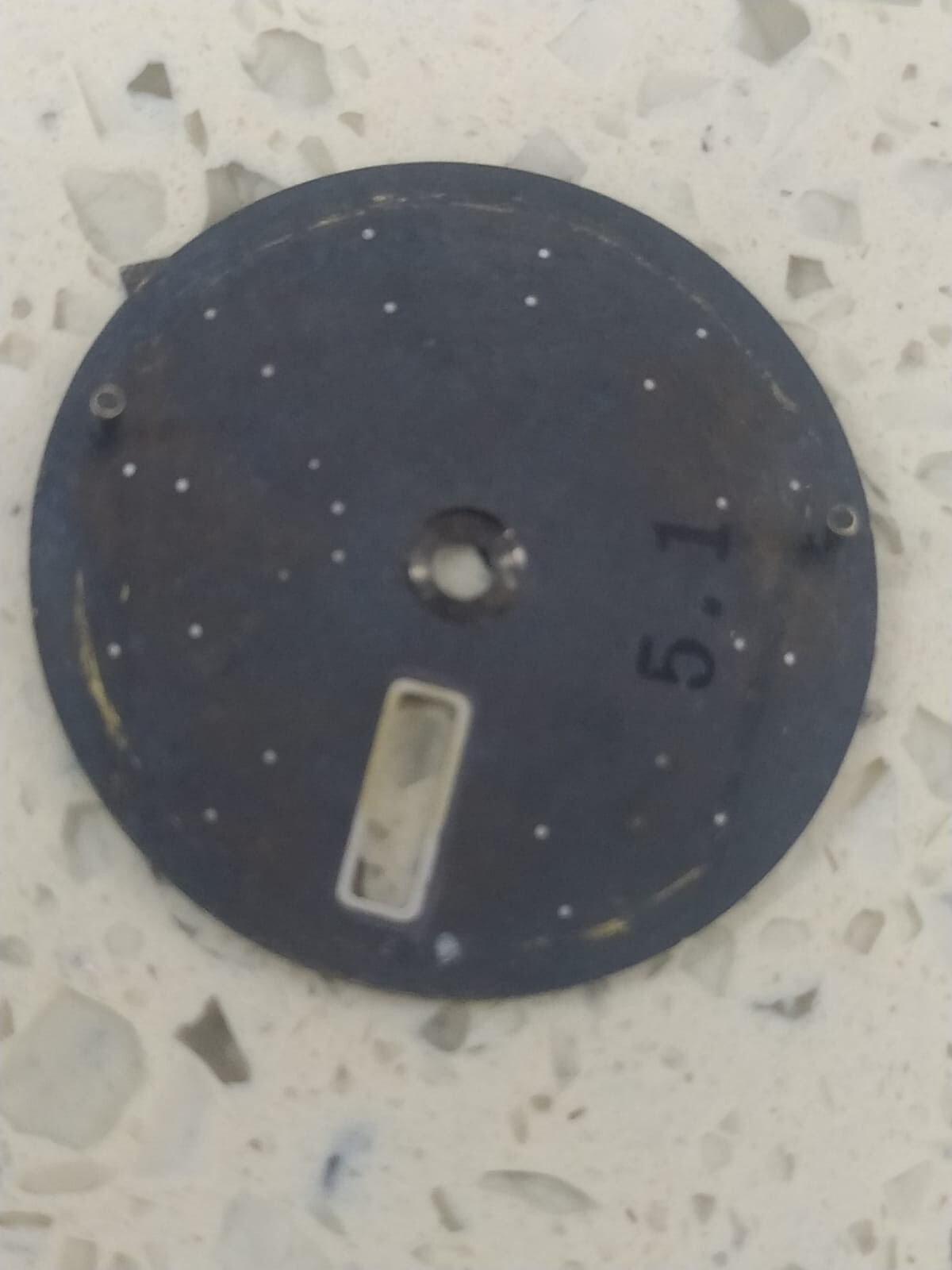 Original SEIKO 5 AUTOMATIC 6119-8080 BLACK DIAL Part Used