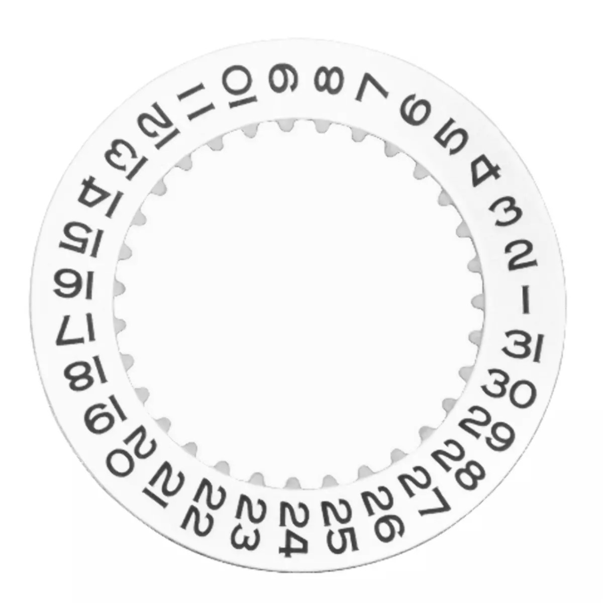 CALENDAR DATE DISC FOR ROLEX DATEJUST 16200 16233 116610 MOVEMENT 3135/3155 WHIT