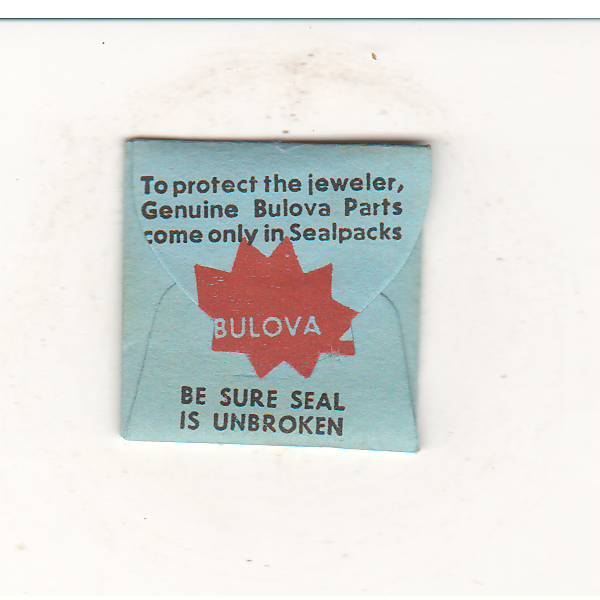 NOS GENUINE BULOVA WATCH PART #54B Balance Wheel Flat Fits 7AF MOVEMENT