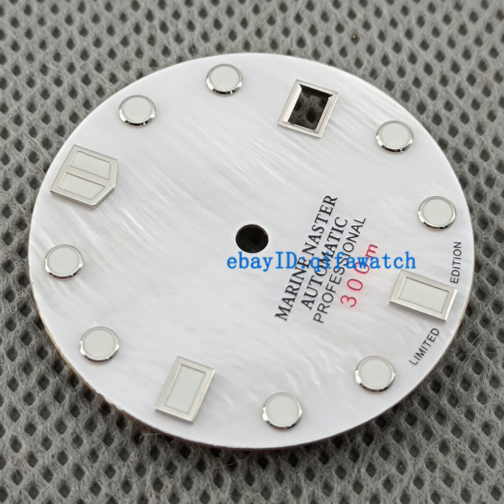 29mm white Watch Dial date Fit NH35 3 o’clock/3.8 o’clock automatic Movement