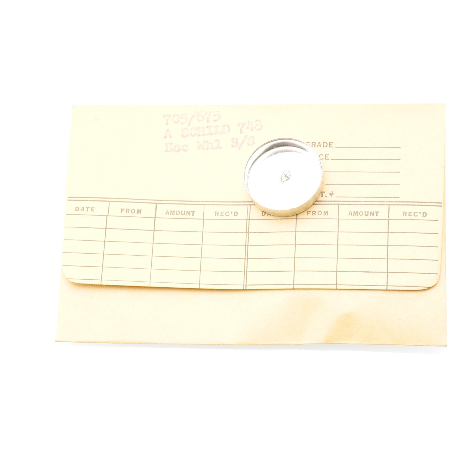AS 748 Escape Wheel Watch Part New Old Stock Bestfit 705/675 Watchmakers