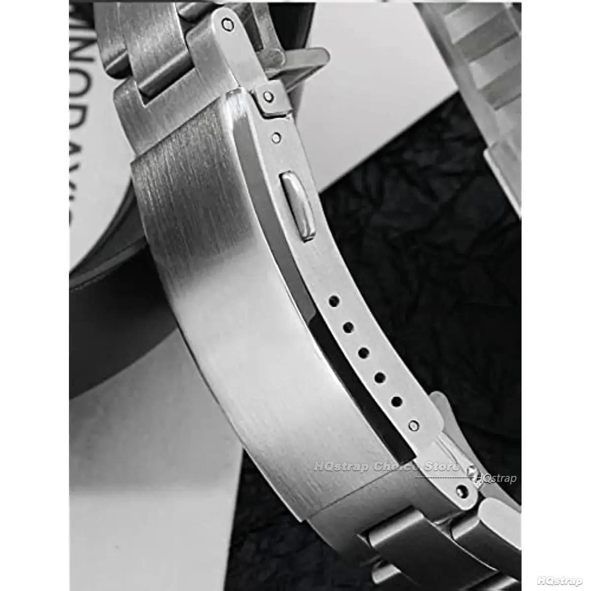 18mm 20mm 22mm Extended Fold Silver Stainless Steel Clasp For Seiko Watch