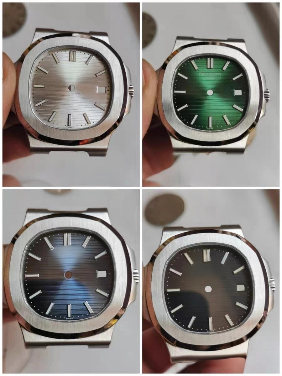 DIY SET for PP 2824 watch case + dial + hands + Strap sapphire 40mm