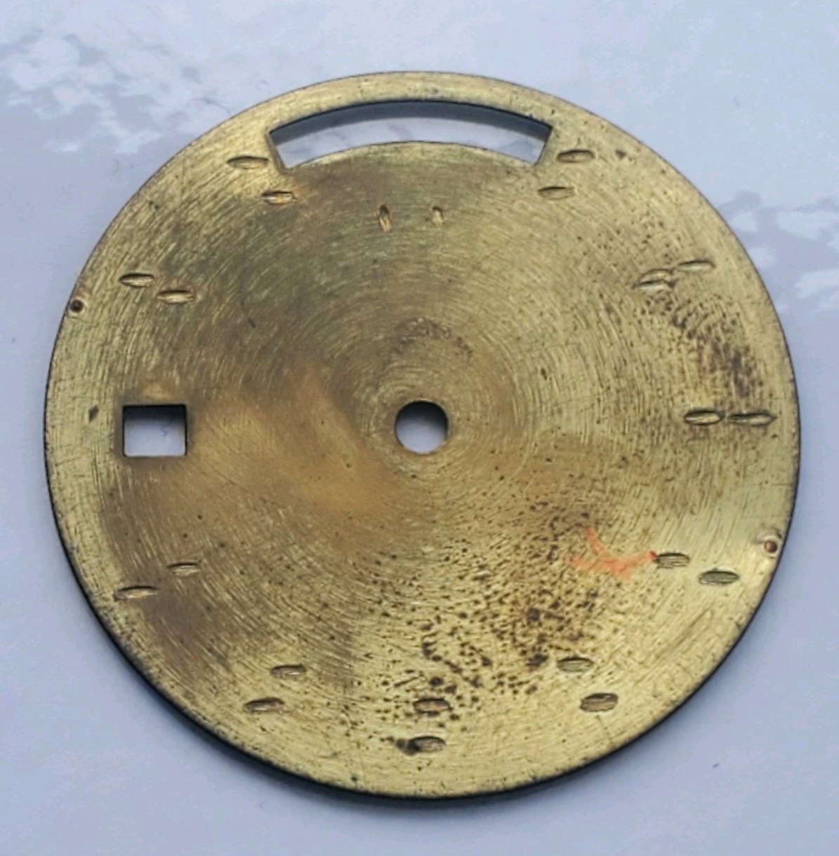 1970s Tudor Day-Date Black Gilt Dial Part for Ref. 7017/7019/7020 Full Men Size