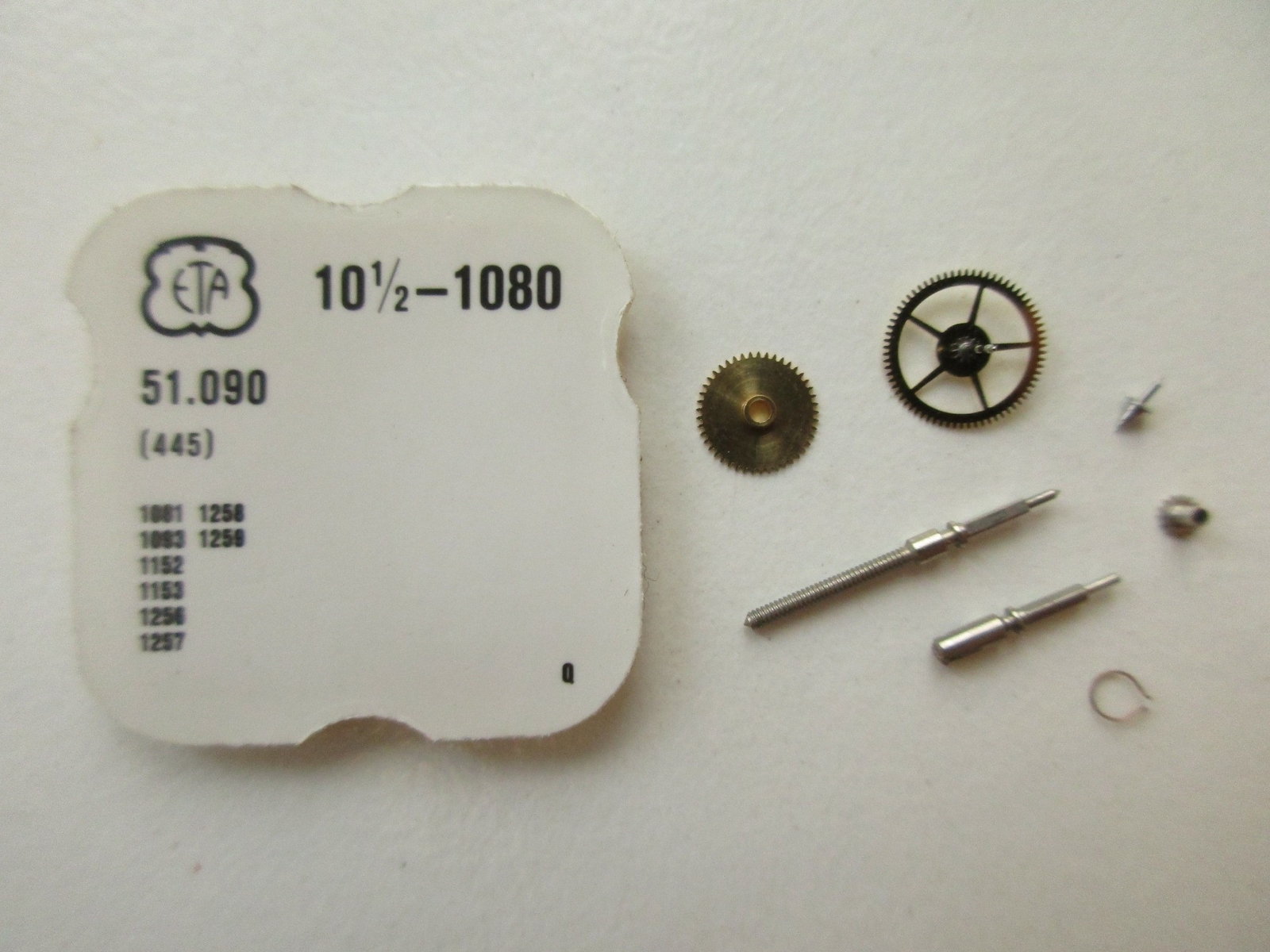 ETA 10½”‘ cal. 1080 Swiss watch movement part – choose