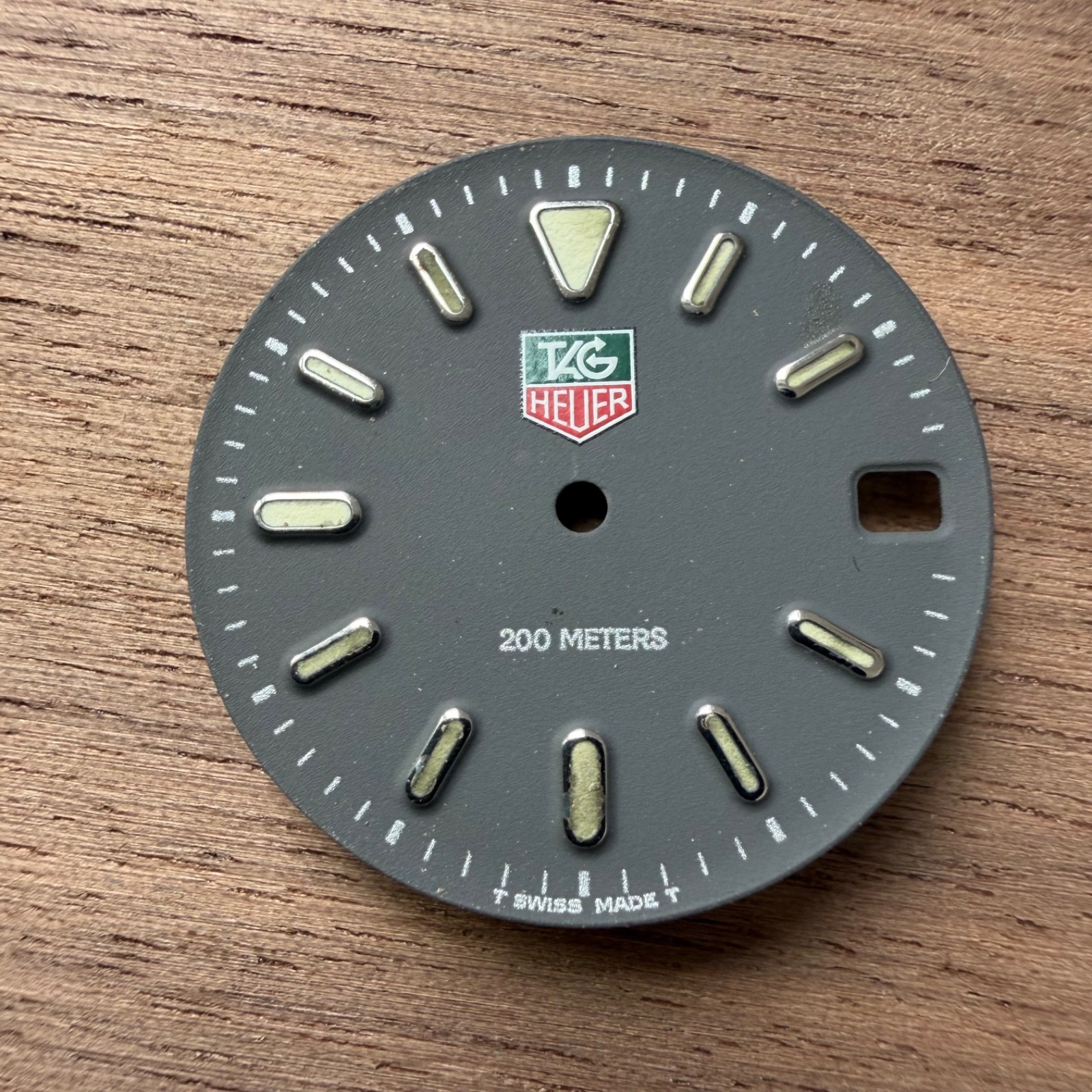 TAG HEUER 200 METERS GRAY DIAL, Hour & Second hand, Gasket