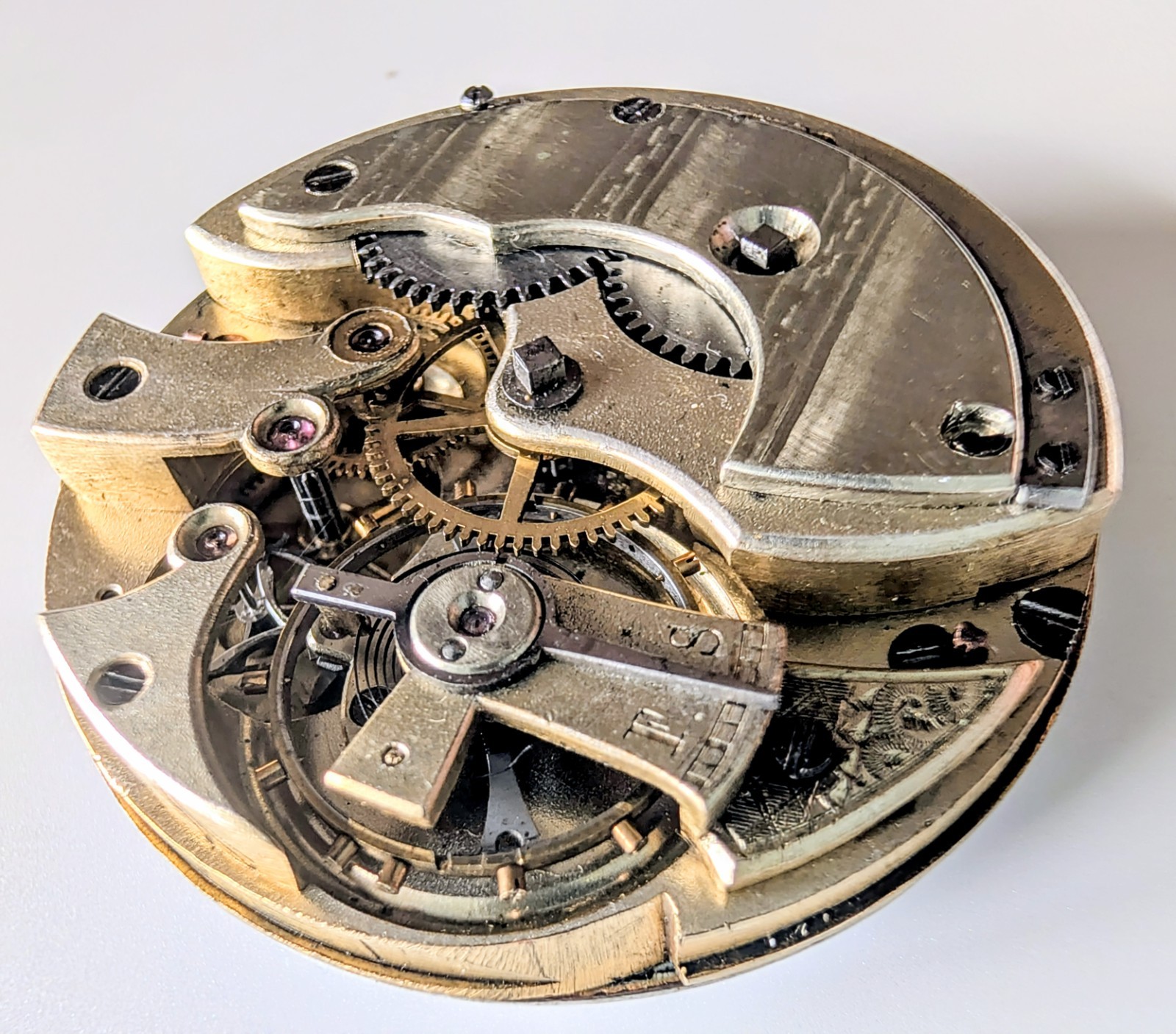 Antique Anonymous ?Longines Private Label Pocket Watch Movement Spares Repairs