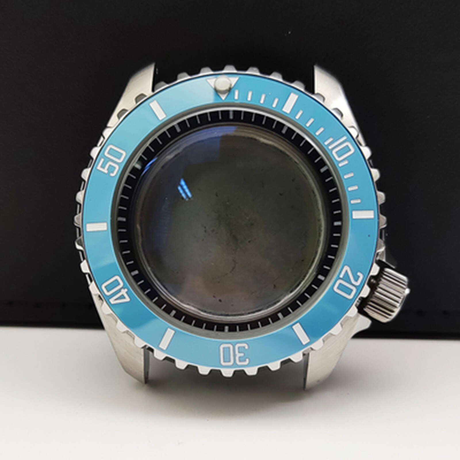 42MM Sapphire Glass Watch Case SKX007 for NH35/NH36/4R Movement Stainless Steel