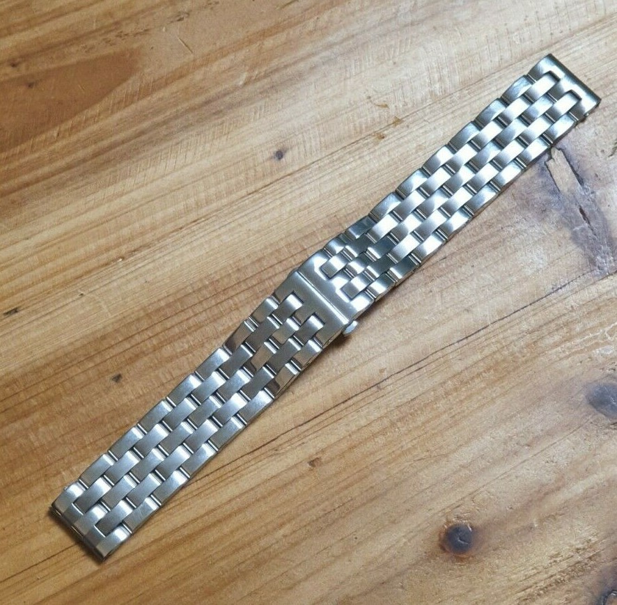 Massive stainless steel heavy metal band – butterfly clasp – 20mm – 105gr – 316L