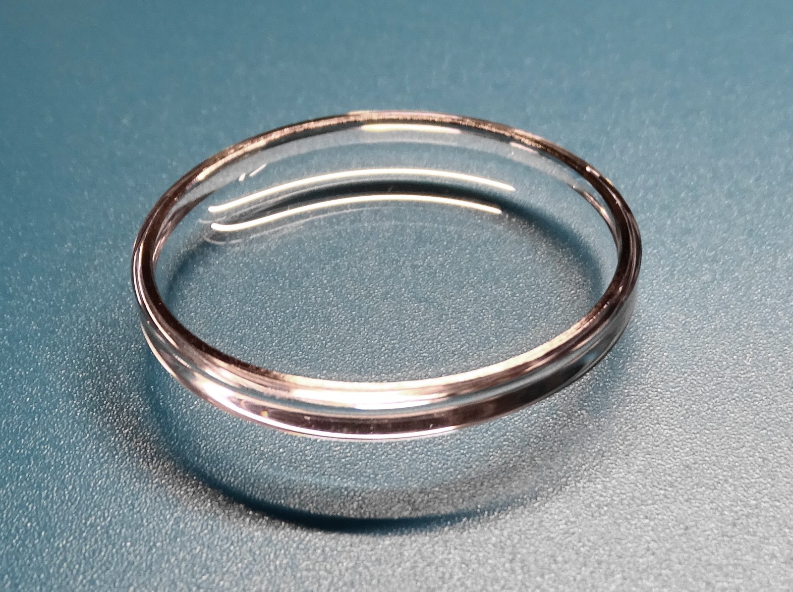 Diving Watch Glass Chrome Ring Aquatic Ø 26.2 Mm Height 4.40 Mm.