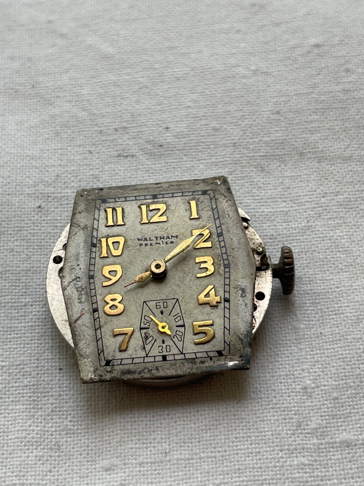 Waltham Premier – movement for mens watch AS IS good balance!, lot 1806