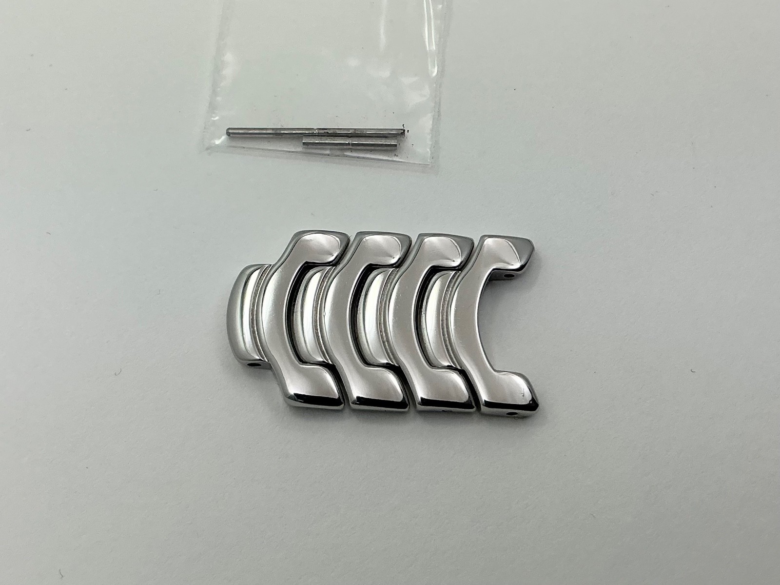 EBEL DRESS WAVE BAND 4 LINKS S/S 18MM E6187942 Pin/tube TYPE