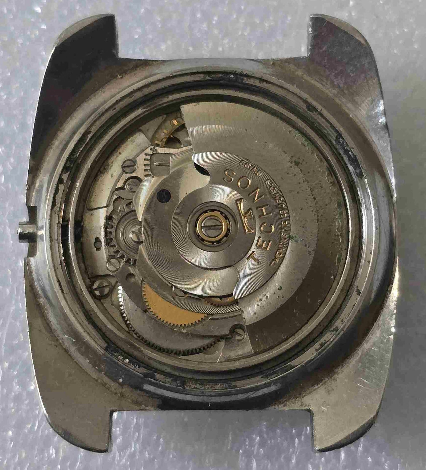 Vintage TECHNOS Supercron Wristwatch. Ref: 2782. Cal: 2032. For Service