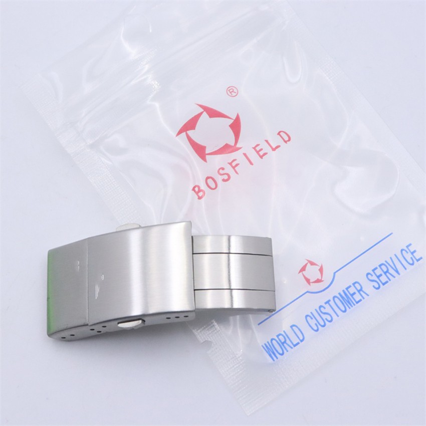 19MM Stainless Steel Folding Buckle For Silicone Watch Strap Rubber Watch Band