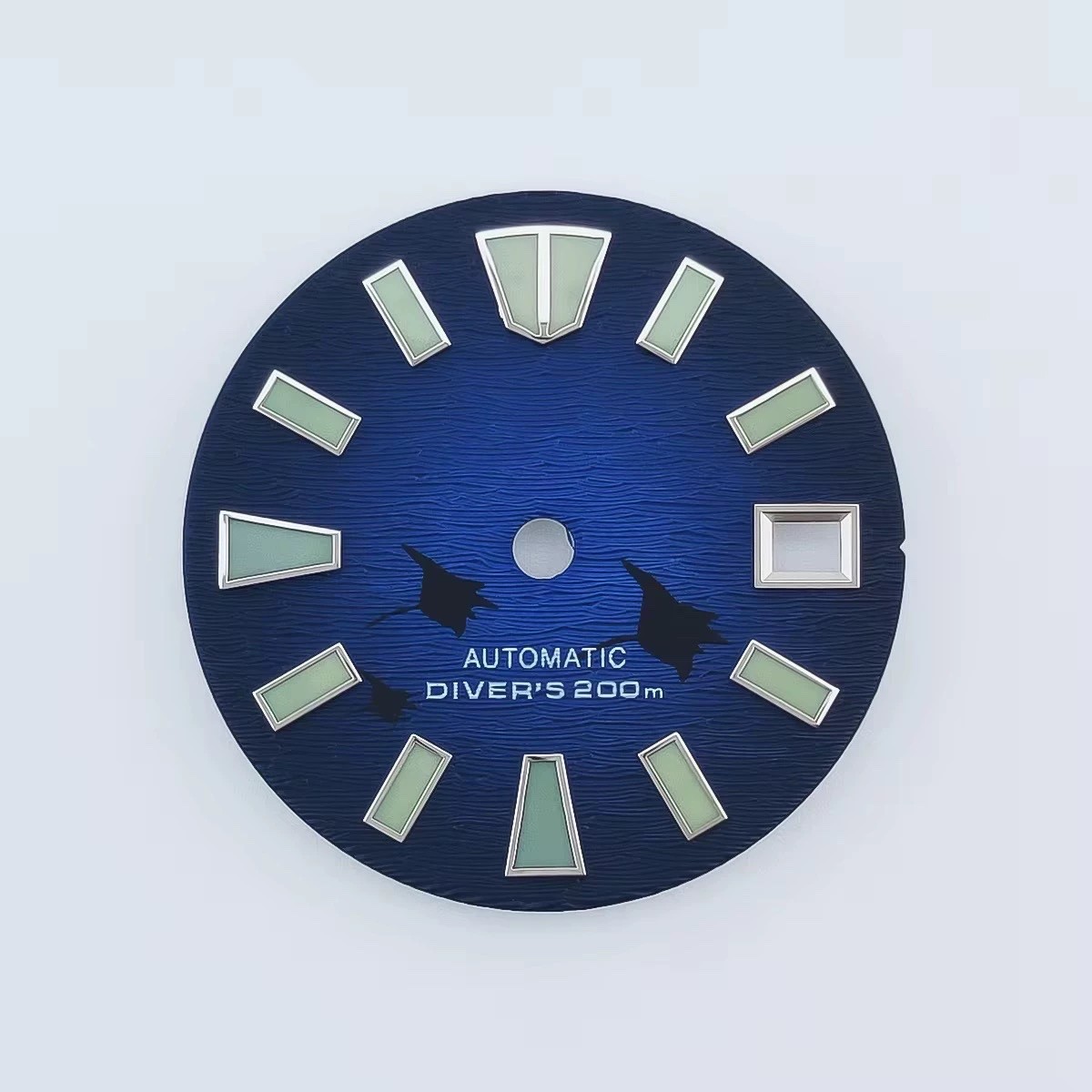 28.5MM Ocean Manta Ray C3 Luminous Diver Watch Dial for NH35/36